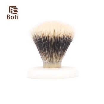 Boti Brush-SHD Captain Finest Двухполосный узел из барсучьих волос (класс A) В форме веера Эксклюзивный инструмент для бритья бороды