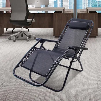 Пляжное кресло для кемпинга на открытом воздухе, офисное кресло для обеденного перерыва, шезлонг с нулевой гравитацией, садовое кресло на балконе
