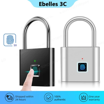 Биометрический электронный замок Умный Дом Замки для отпечатков пальцев Замок с USB зарядкой Водонепроницаемая защита Безопасности cadeado