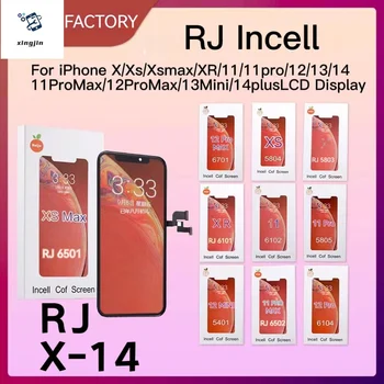 Экран RJ Подходит для iPhoneX XS XR XSMAX 11pro 12mini Дисплей 11 Замена деталей экрана телефона 13 Сенсорный ЖК-экран в сборе