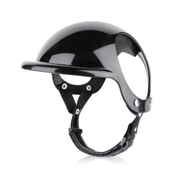 Мотоциклетный шлем Wow Dog с отверстиями для ушей и регулируемым ремешком Размеры S, M, L Для вождения автомобиля, езды на велосипеде, ходьбы