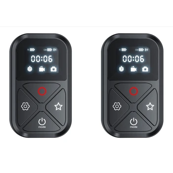 2X Пульт дистанционного управления для Gopro Hero 10 9 8 Max с креплением на джойстик и запястье Bluetooth-совместимый смарт-пульт дистанционного управления для Gopro 10