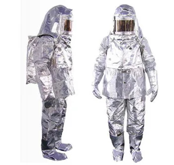 Высококачественный термостойкий алюминизированный костюм с тепловым излучением 500 градусов, огнестойкая одежда, форма пожарного